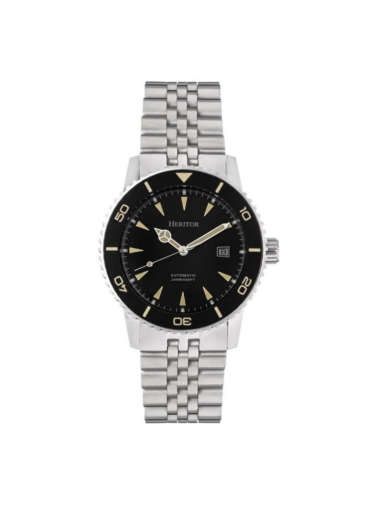 Nwt Heritor Hurst Black Dial Automatic Men's Watch
